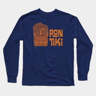 Parks And Recreation - Ron Swanson Tiki Long Sleeve T-Shirt